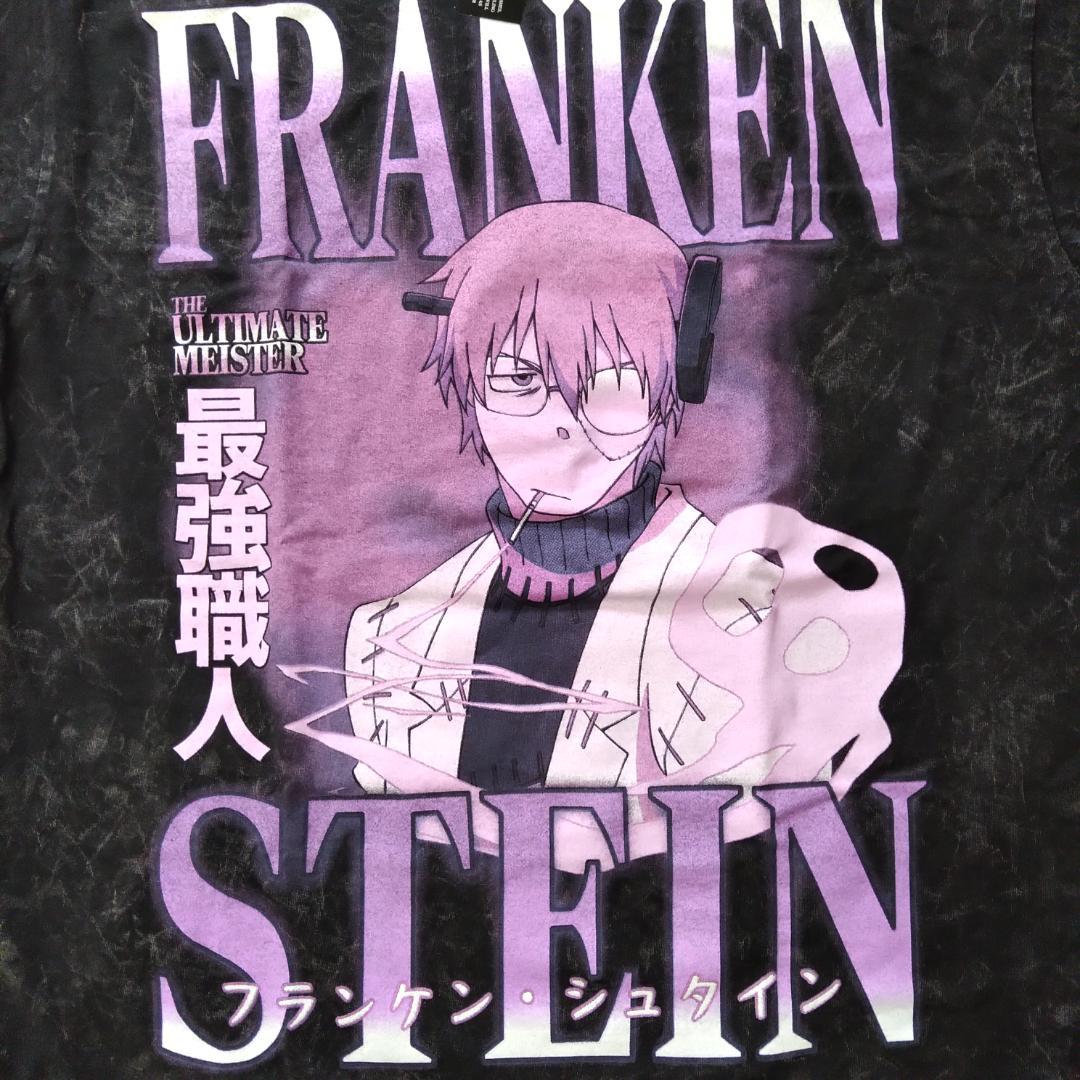ソウルイーター ウォッシュ加工Tシャツ アニメT フランケン ソウルイーター ウォッシュ加工Tシャツ XLサイズ アニメT