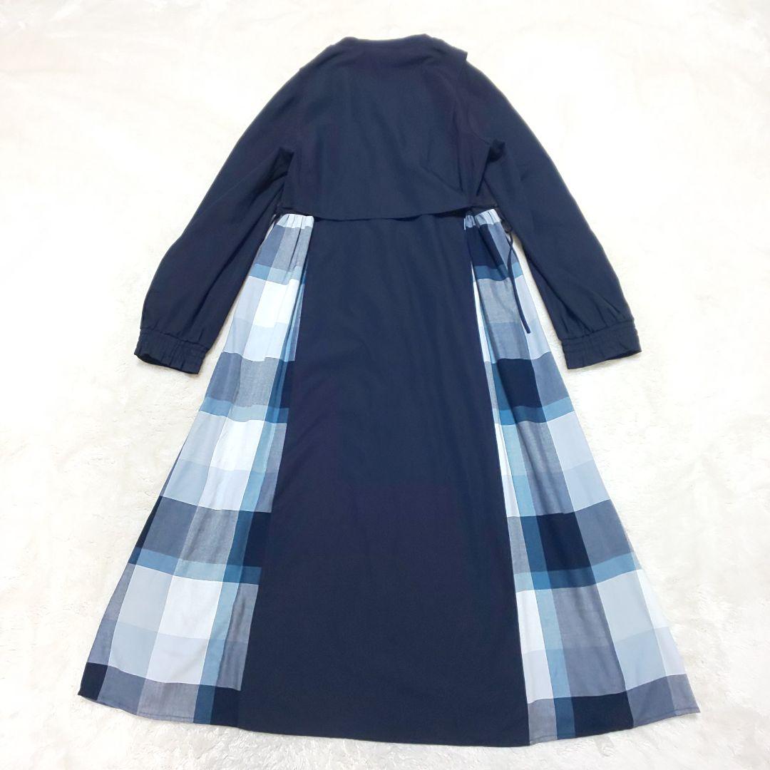 【極美品】CRESTBRIDE B.L ブロードシャツワンピース ソフトコットン