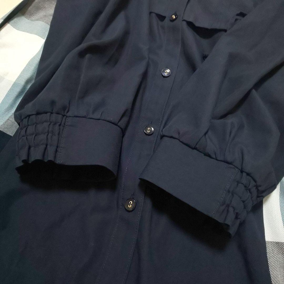 【極美品】CRESTBRIDE B.L ブロードシャツワンピース ソフトコットン