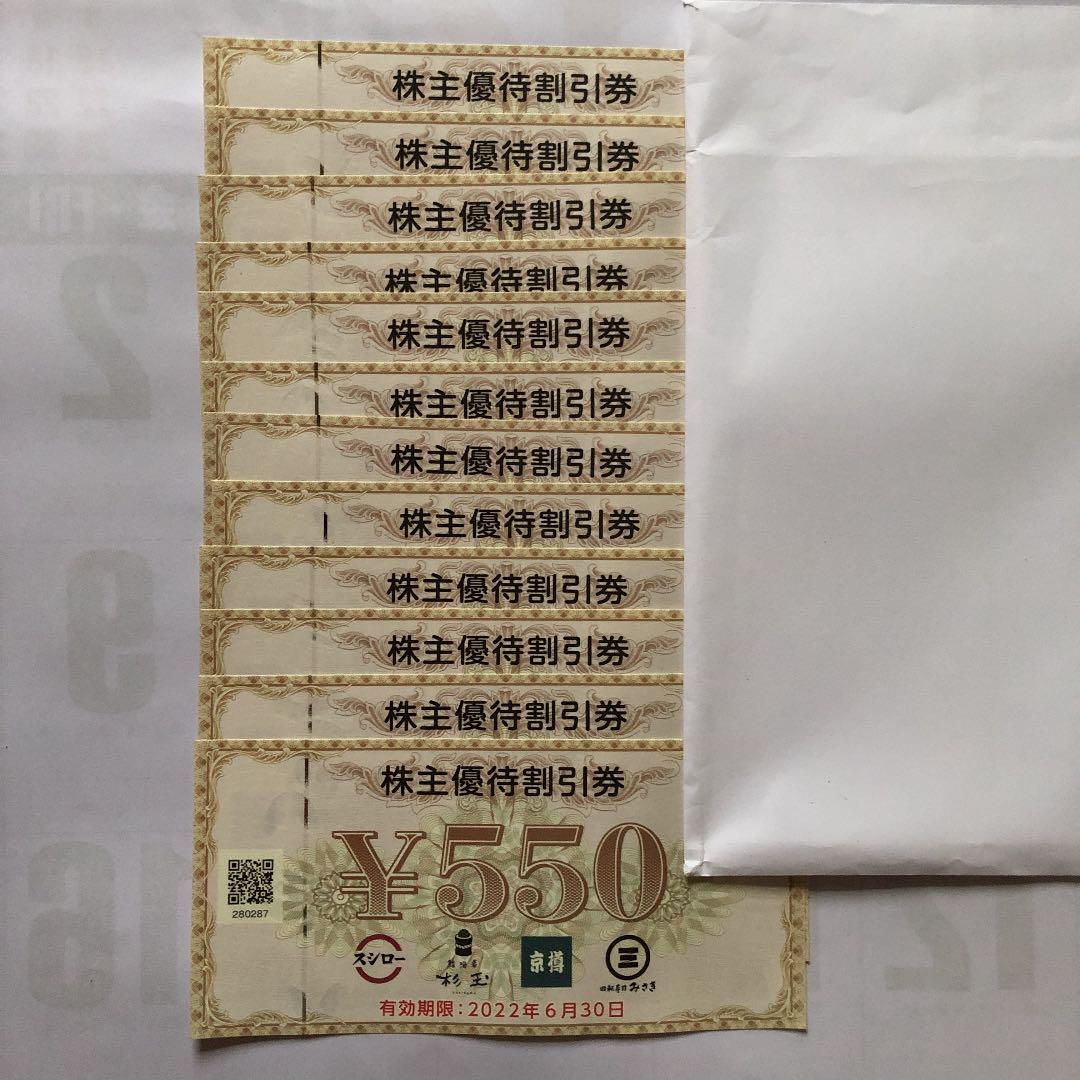 SALE/70%OFF】 スシロー株主優待券 A 2022年6月30日迄 SALE/70%OFF】 スシロー株主優待券 A 2022年6月30日迄