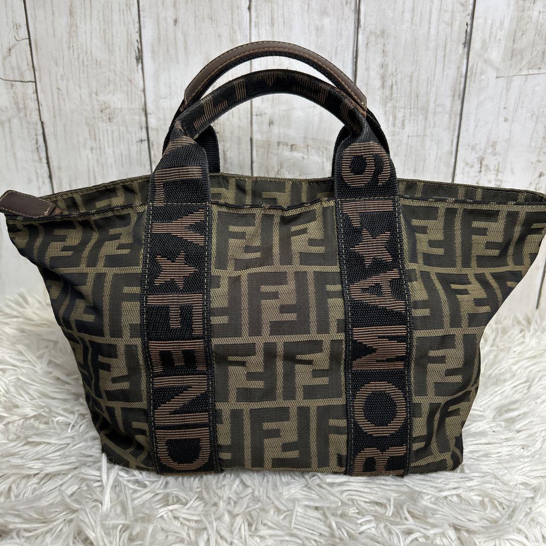 結婚祝い FENDI ミニトートバッグ ハンドバッグ ズッキーノ ズッカ バッグ