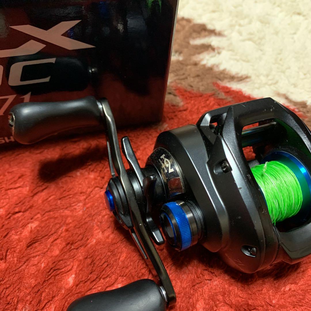 ブラック系『3年保証』 つりきち様専用 SLX DC 71 リール フィッシング 【冬バーゲン★特別送料無料!】 つりきち様専用 リール
