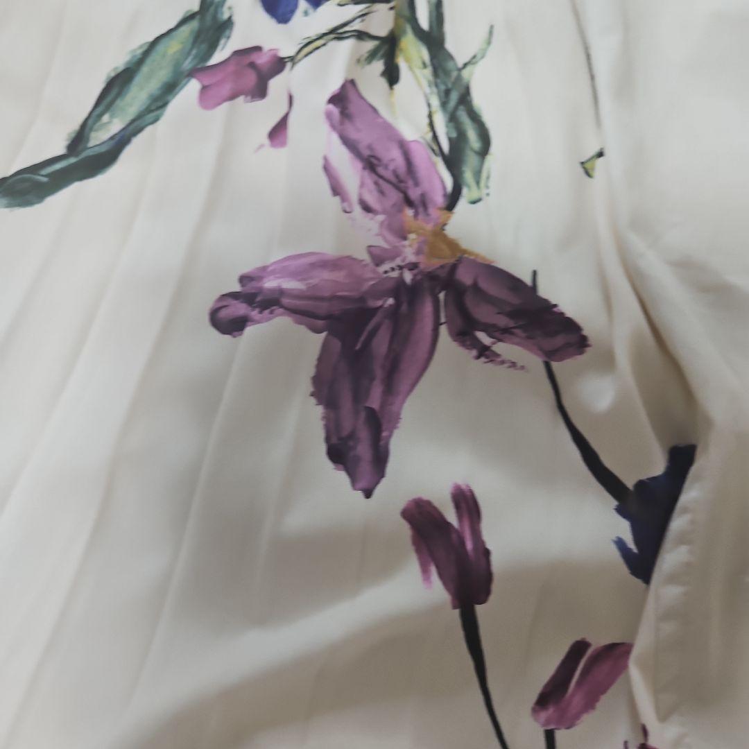 大きな花柄