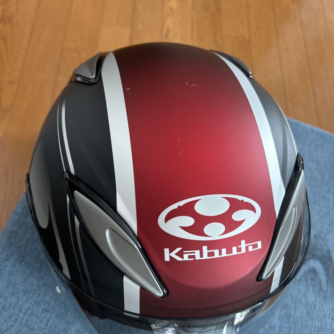 未使用　Kabuto ジェットヘルメット レッド/ブラック　カブト Kabuto ジェットヘルメット レッド/ブラック - メルカリ