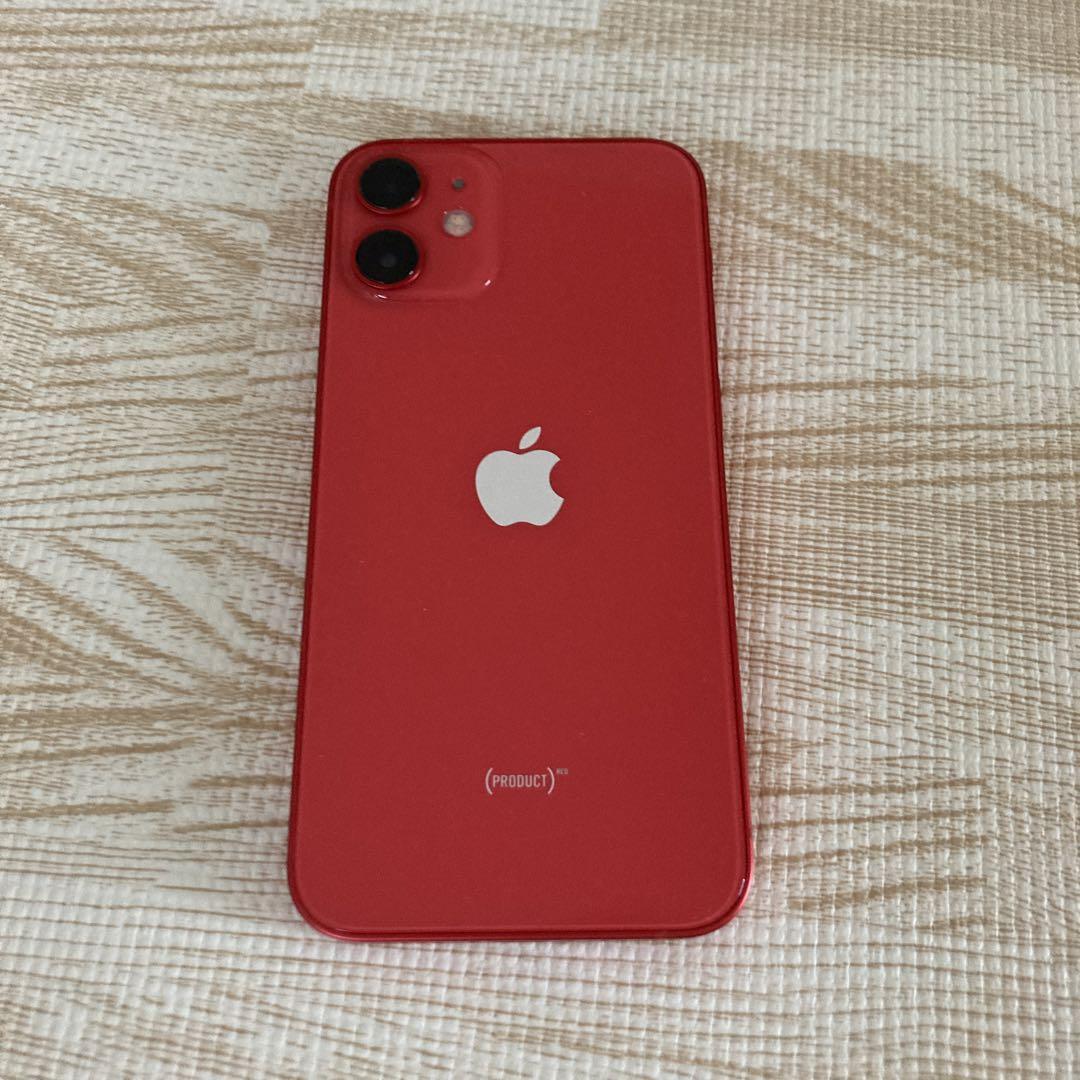値下げ！【美品】iPhone 12 mini レッド 64 GB