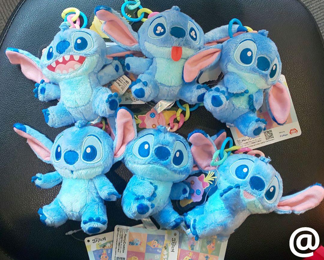 スティッチ カラフルアイス アクリルチャーム付きマスコット ラウンドワン