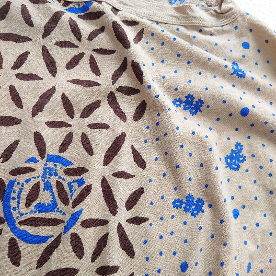 水玉ミックスバンダナのビッグＴシャツ45rpm
