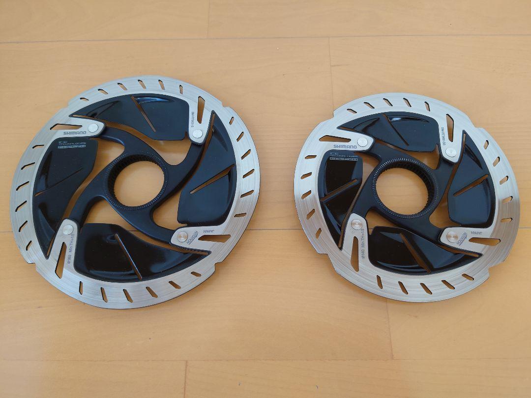 シマノ デュラエース ディスクローター Φ160mm/Φ140mm ２枚セット シマノ デュラエース ディスクローター 160ミリ 140ミリ 2枚セット