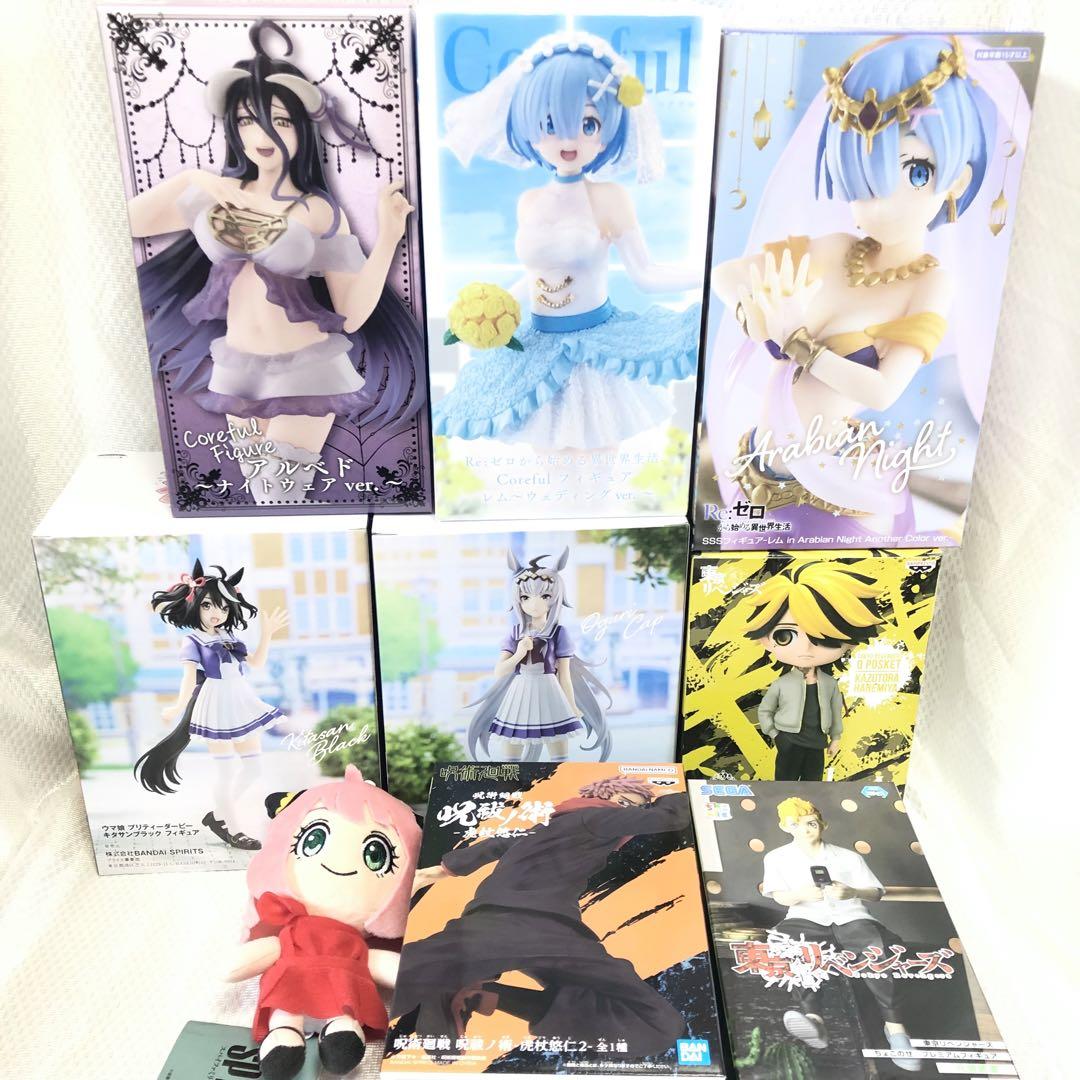 9個セット◆プライズ　アーニャぬい　リゼロ　東リベ　呪術　ウマ娘　オーバーロード