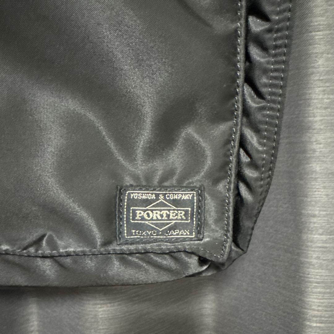 PORTER ポーター タンカー ショルダーバッグ 2層 ブラック A4収納可 PORTER ポーター タンカー ショルダーバッグ 2層 ブラック A4収納可