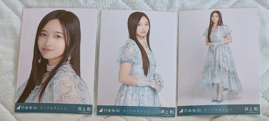 乃木坂46　井上和　ネーブルオレンジ　生写真　コンプ