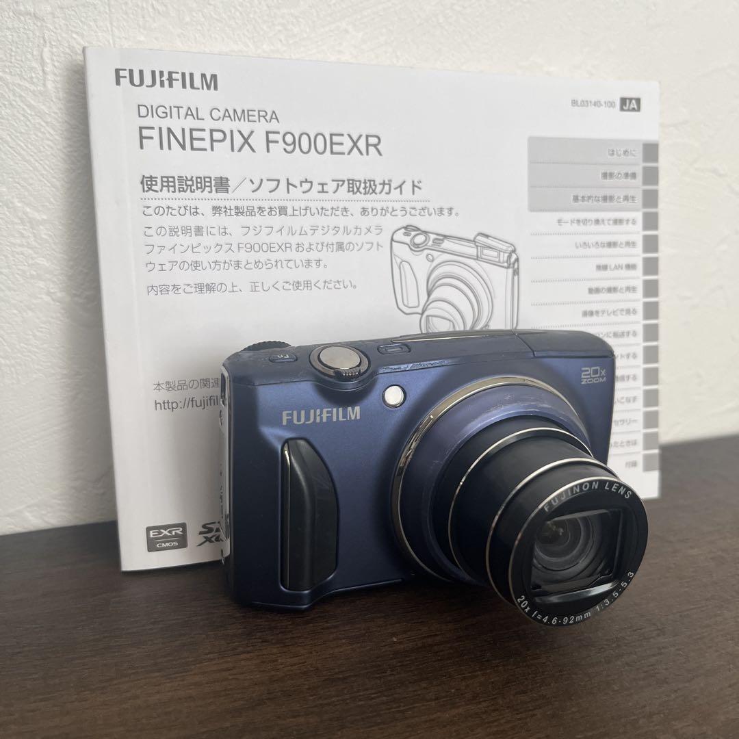 動作良好】 FUJIFILM FinePix F900EXR ネイビー - メルカリ