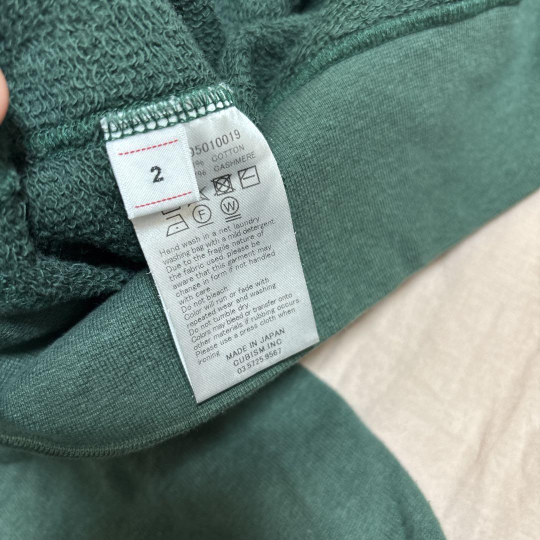 VISVIM jumbo hoodie c/ws カシミヤ