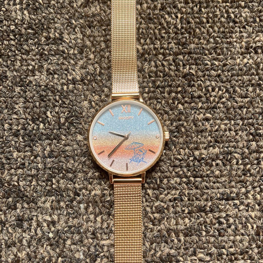 スヌーピー ダイヤモンド入りウォッチ 画像2