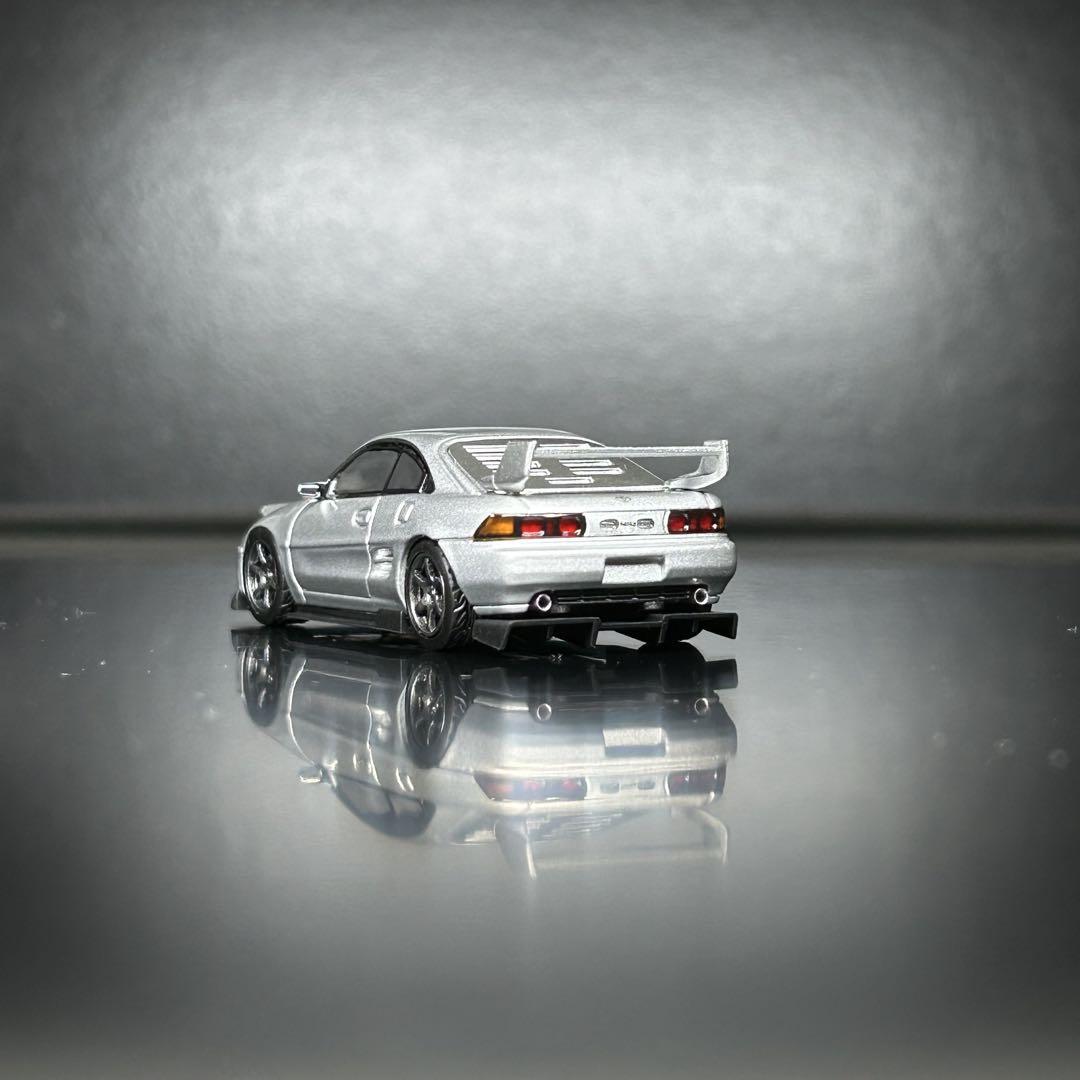 マイクロターボ　peako ピーコ　1/64 トヨタ　MR2 シルバー　開封品