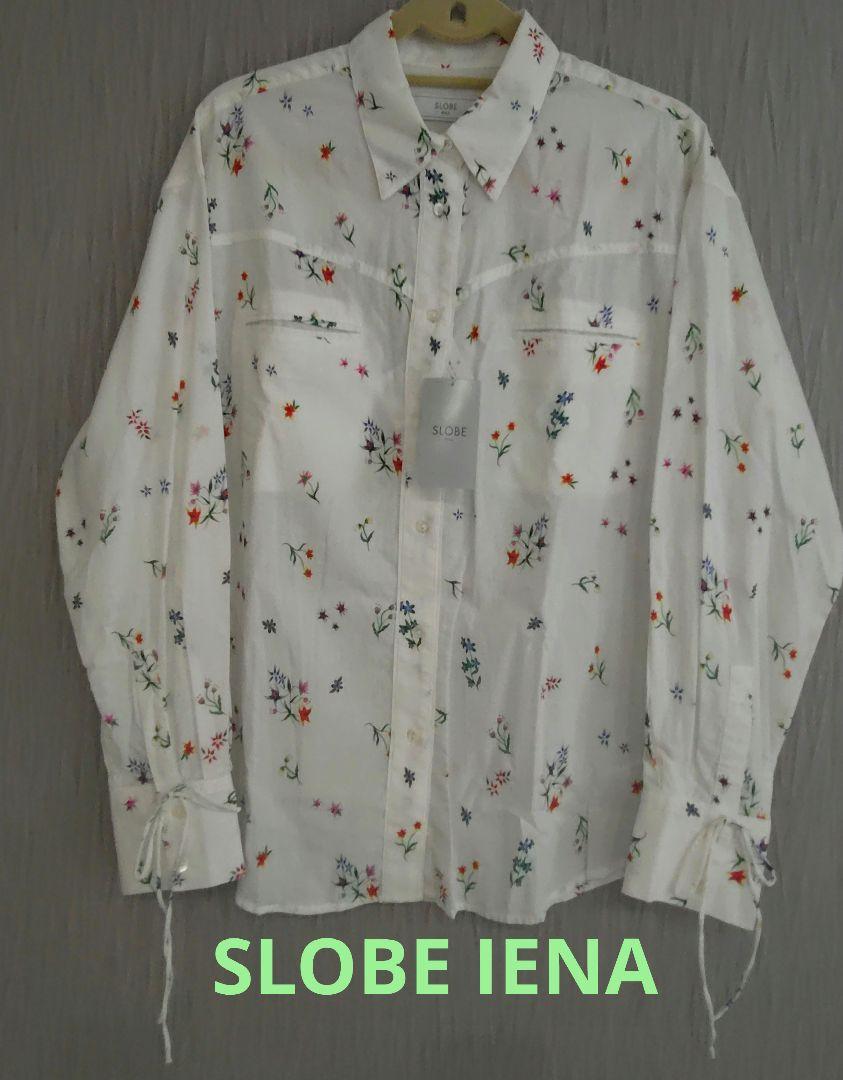 SLOBE IENA　margaux/flower western シャツ