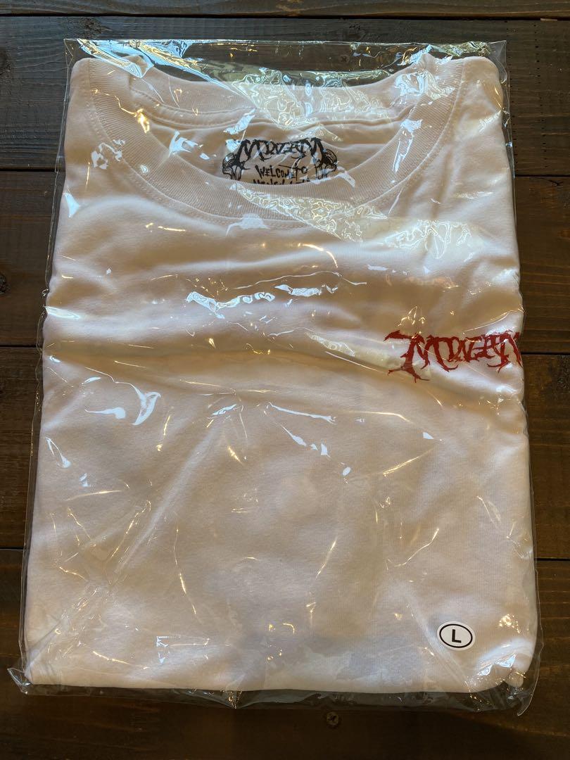 マンウィズ　MANWITHAMISSION ホワイト Lサイズ 長袖Tシャツ