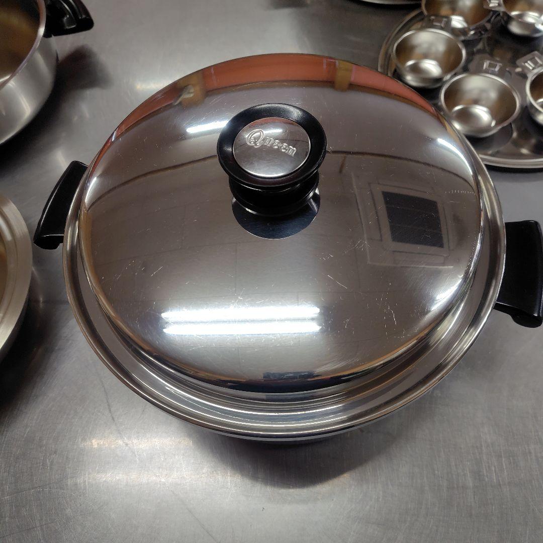 アムウェイクィーンシチューパン6L大フライパンセット アムウェイクィーンシチューパン6L大フライパンセット
