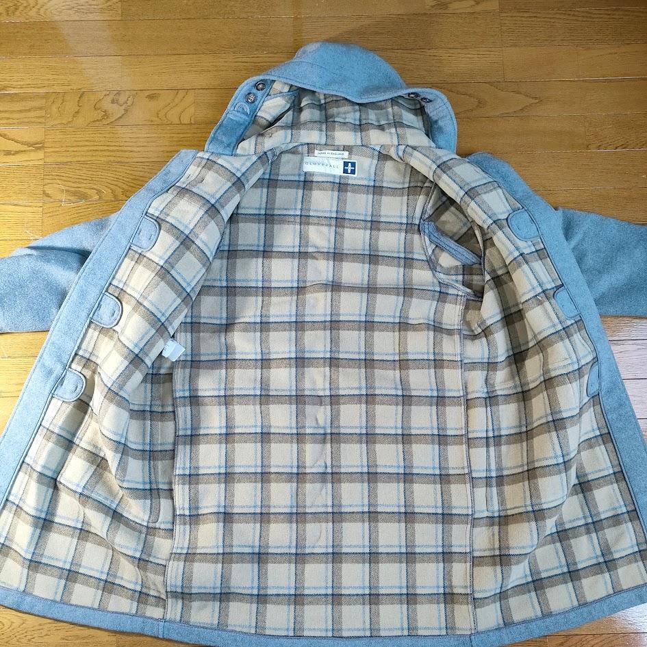 グローバーオール　ダッフルコート　水色（グレー）　Ｌサイズ相当