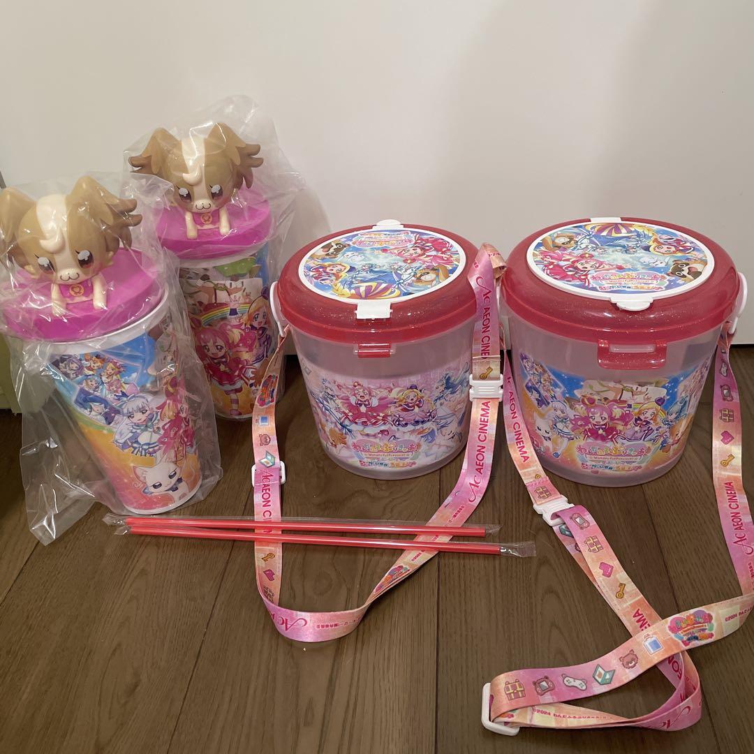 プリキュア  ドリンクホルダー　こむぎ　ポップコーンバケット　劇場限定　数量限定