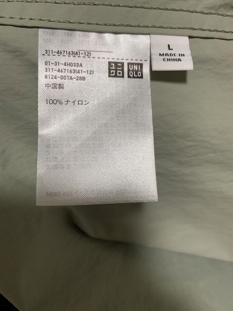 ユニクロU　ライトウェイトコート　グレー　Lサイズ　UNIQLO U