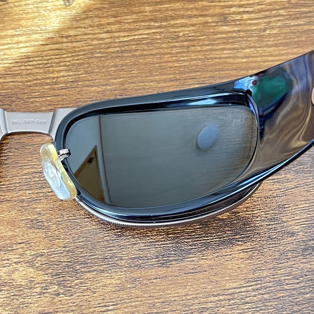 良品】RAY-BAN ボシュロム サングラス ブラック×メタル サイケ