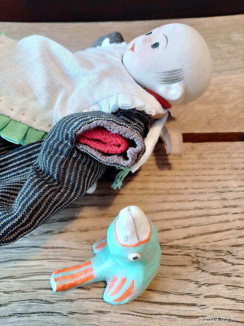 サクラビスク　男の子　着物と鳥さん付