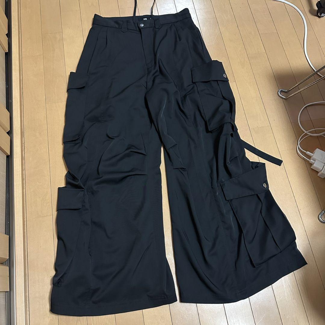 HARE TOROMIダブルポケットカーゴパンツ ブラック M - メルカリ