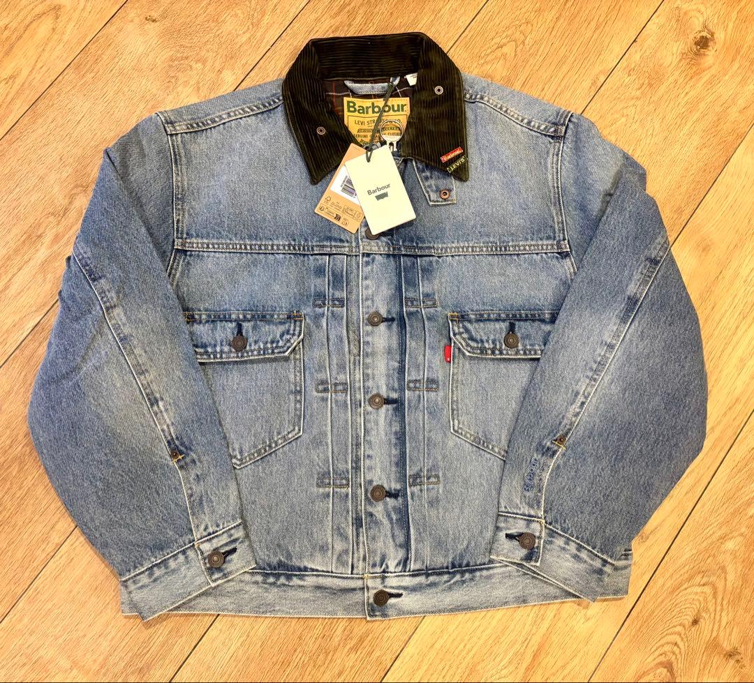 Levi s × Barbour type ii denim jacketM Levi s