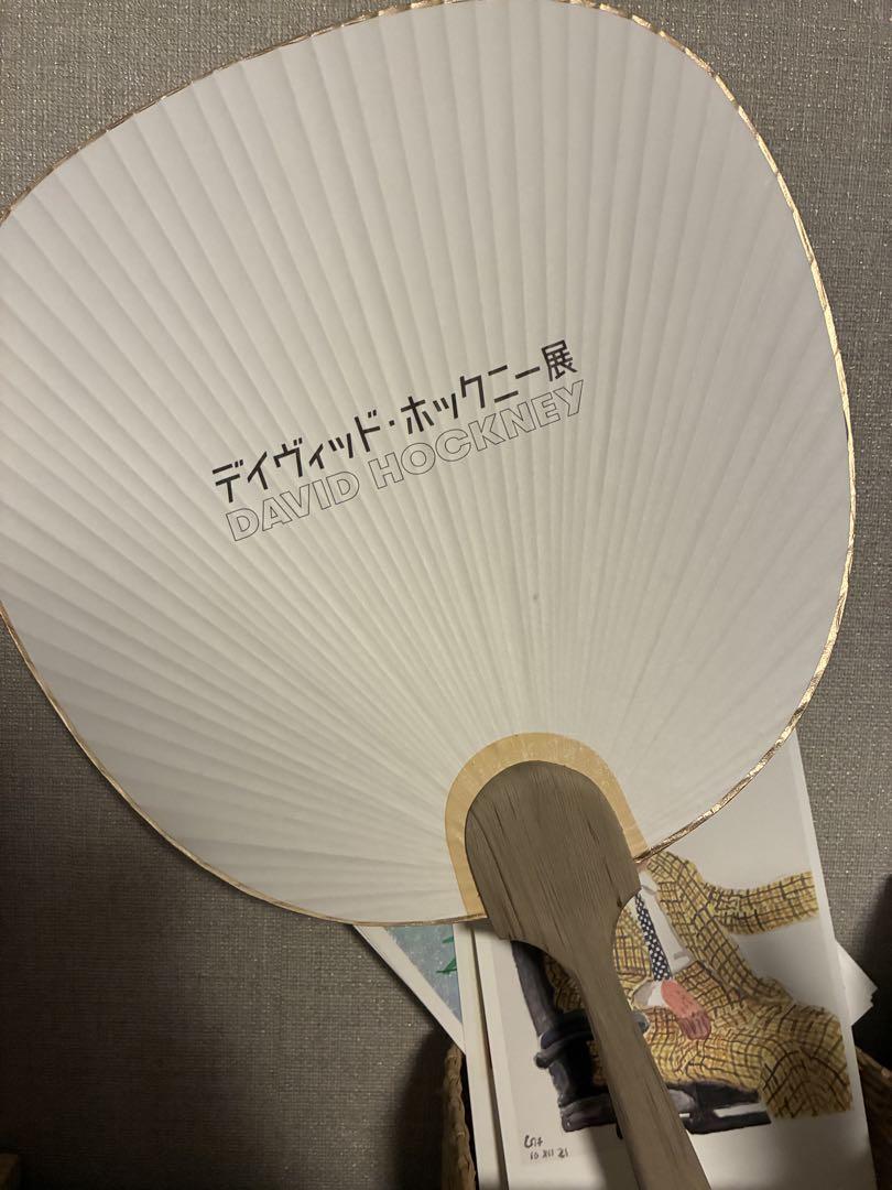 ル*。様 デイヴィッド・ホックニー展 扇子 - メルカリ