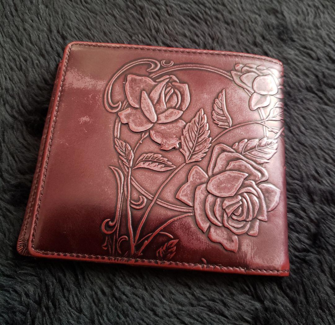 Jean Paul GAULTIER ジャンポールゴルチエニューローズ二つ折財布 Jean paul gaultier ニューローズ 二つ折り財布