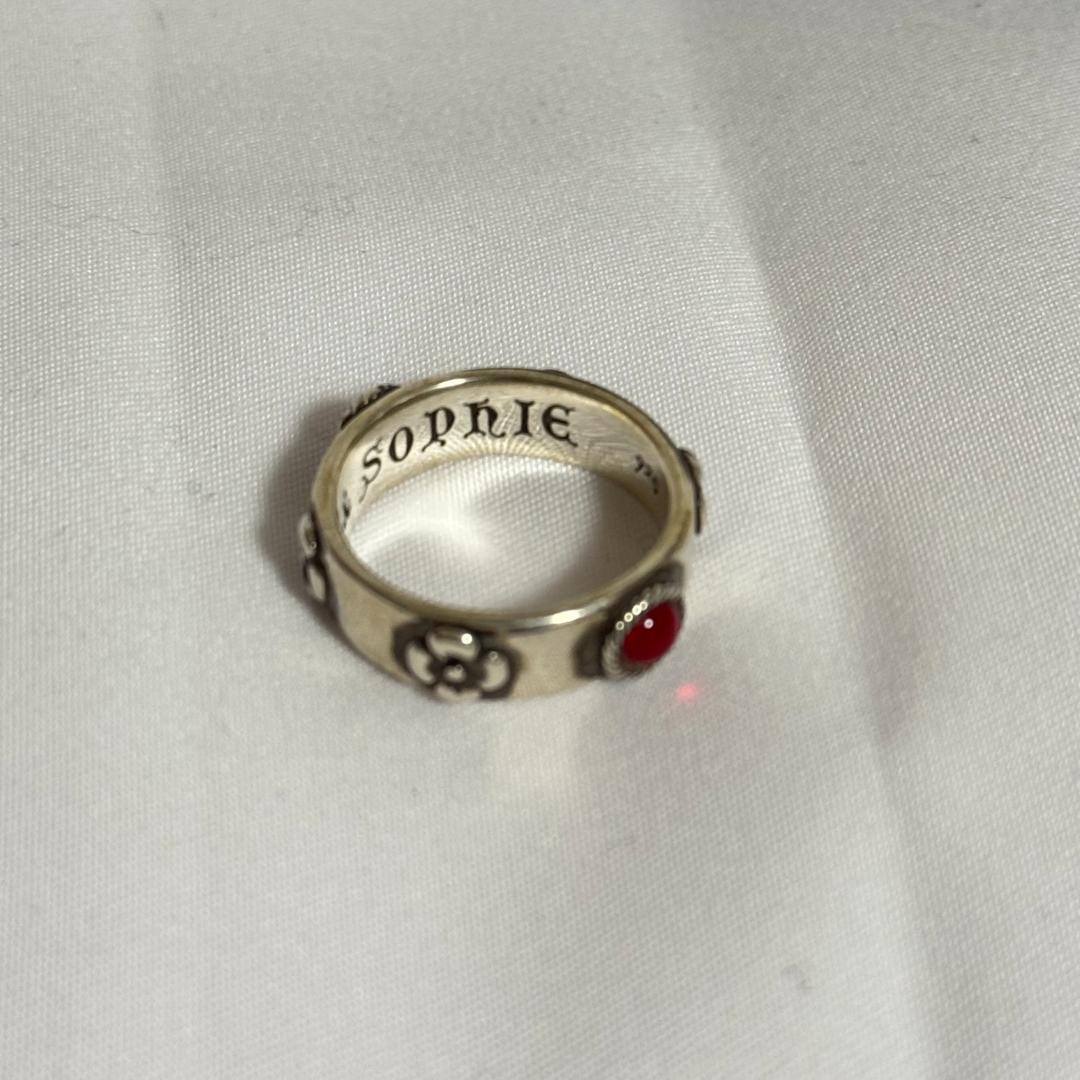 三鷹の森　ジブリ美術館 ハウルの動く城 赤リング 指輪　12号 完売品