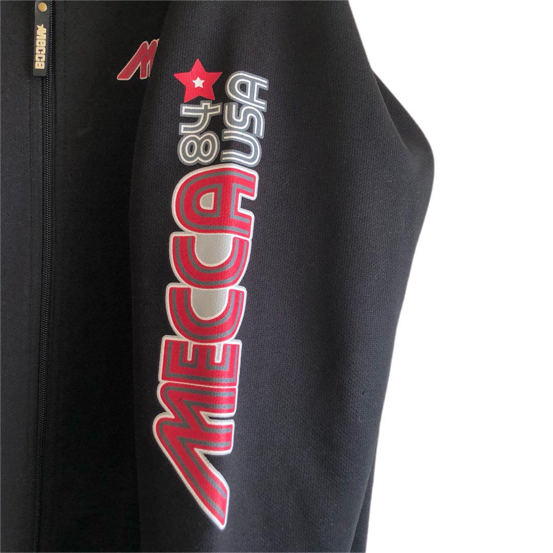 HIPHOP メッカMeccaビッグロゴトラックジャケットB系ジャージ