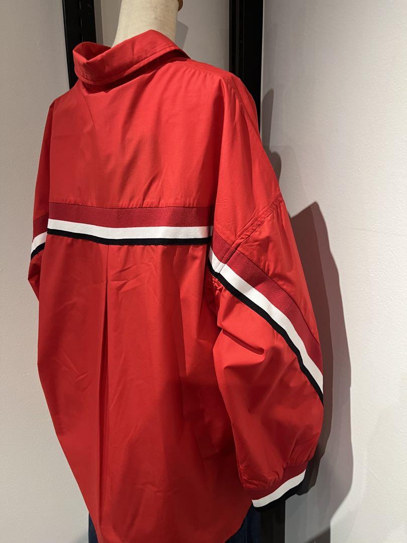 ♥️新品未使用♥️ MICALLEMICALLE レッドラインオーバーサイズシャツ