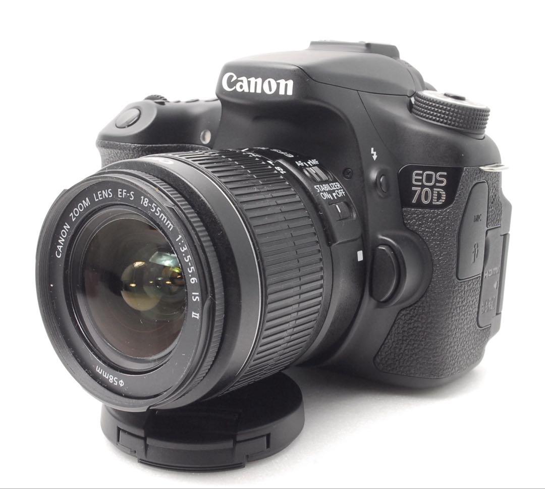 ✨Canon EOS 70D✨ダブルレンズ✨感動の描写力と高速連写✨一眼レフ