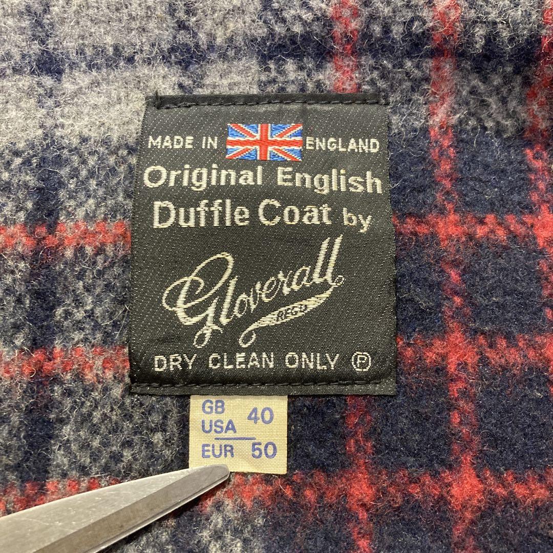 80's ENGLAND製 グローバーオールダッフルコートサイズ40 L~ XL
