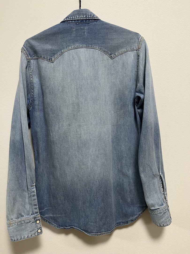 【稲葉浩志　着用　M】BLUE BLUE ウエスタン デニム 長袖シャツ　M