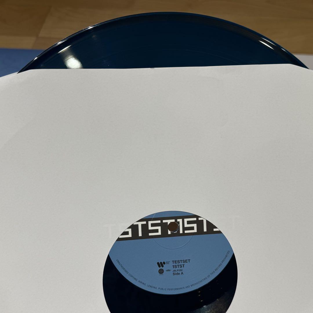 直筆サイン入りTESTSET 1STST アナログレコード アナログ盤 LP新品