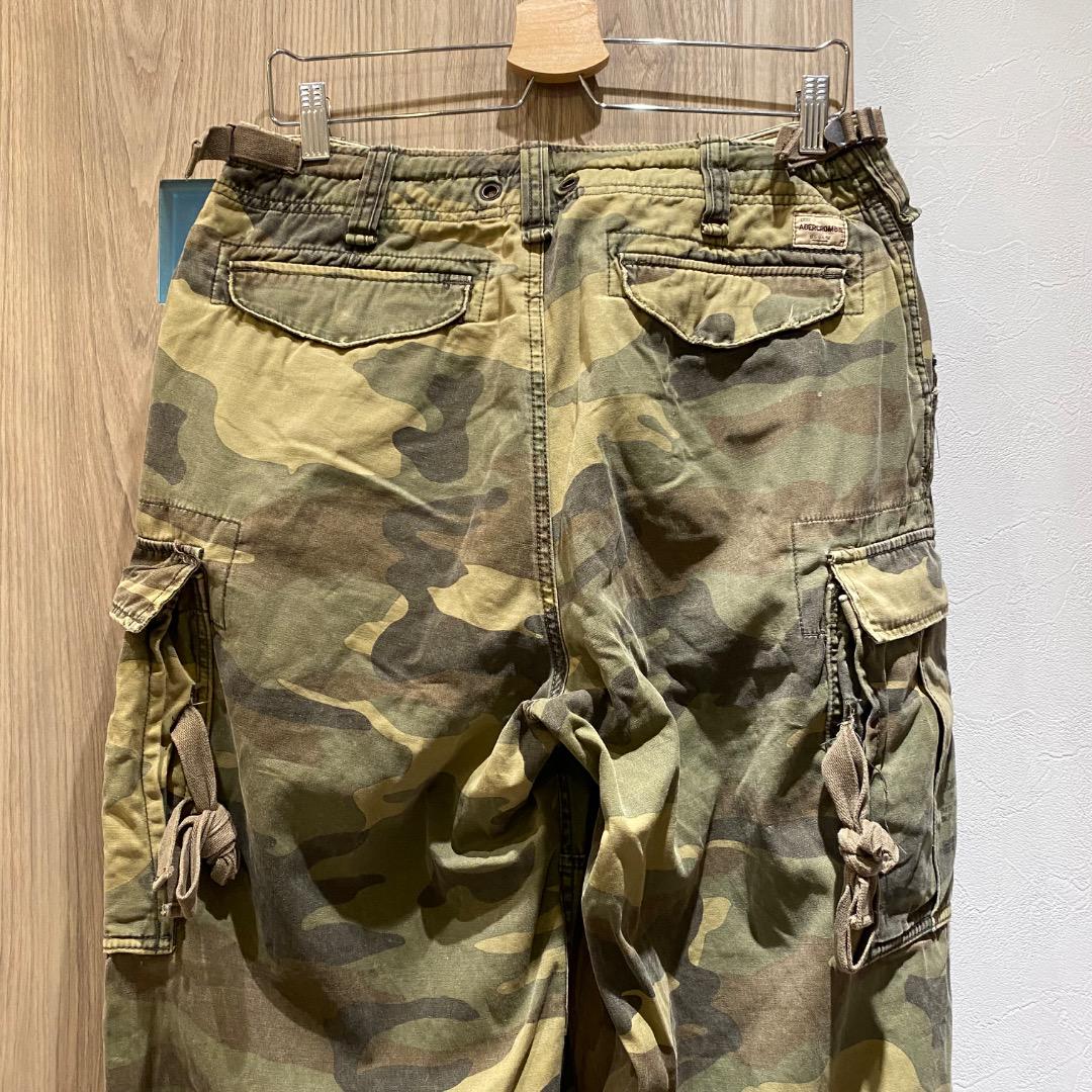 アバクロ 90s M-65モデル ギミックカモフラミリタリーカーゴ