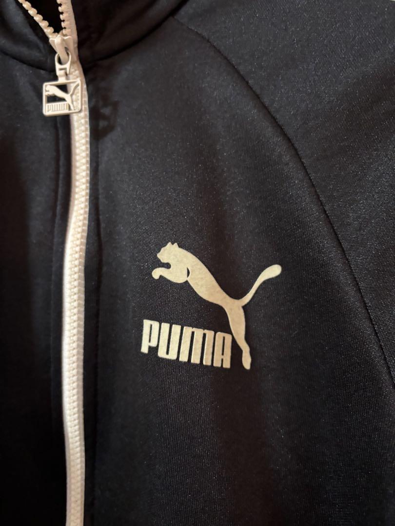 PUMAxフランクリンマーシャル コラボトラックジャケット　ブラック　サイズＭ