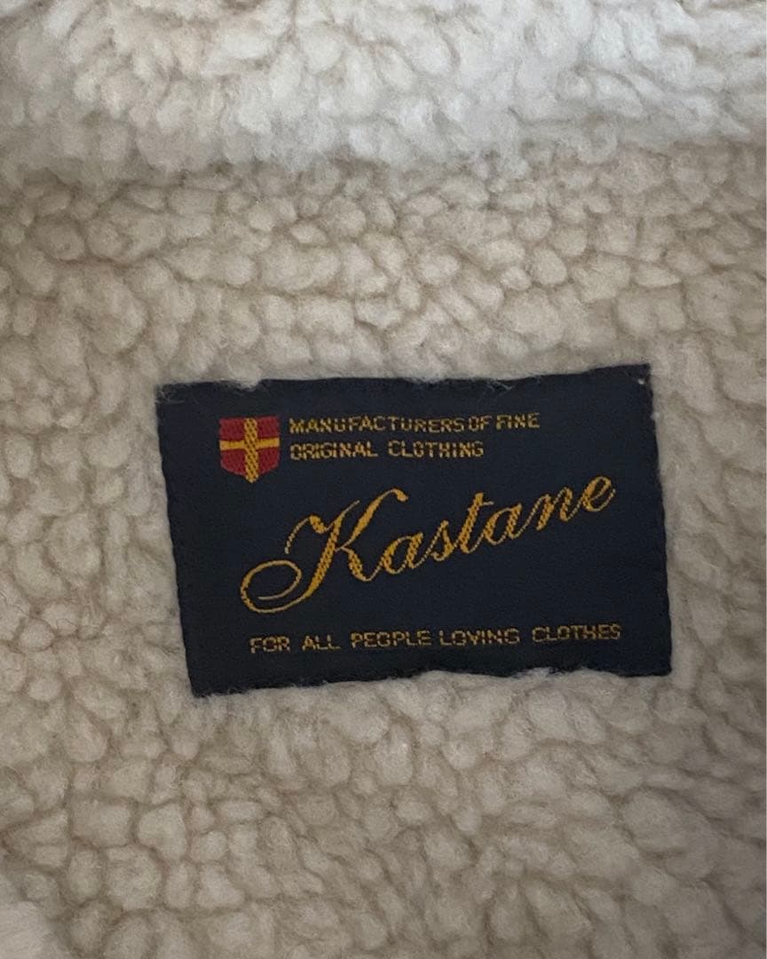 kastane ハイネックリバボアムートンジャケット 