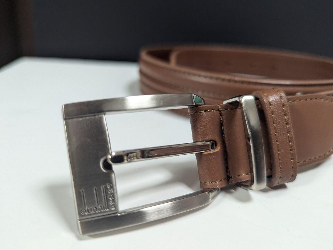dunhill　ベルト　ブラウン