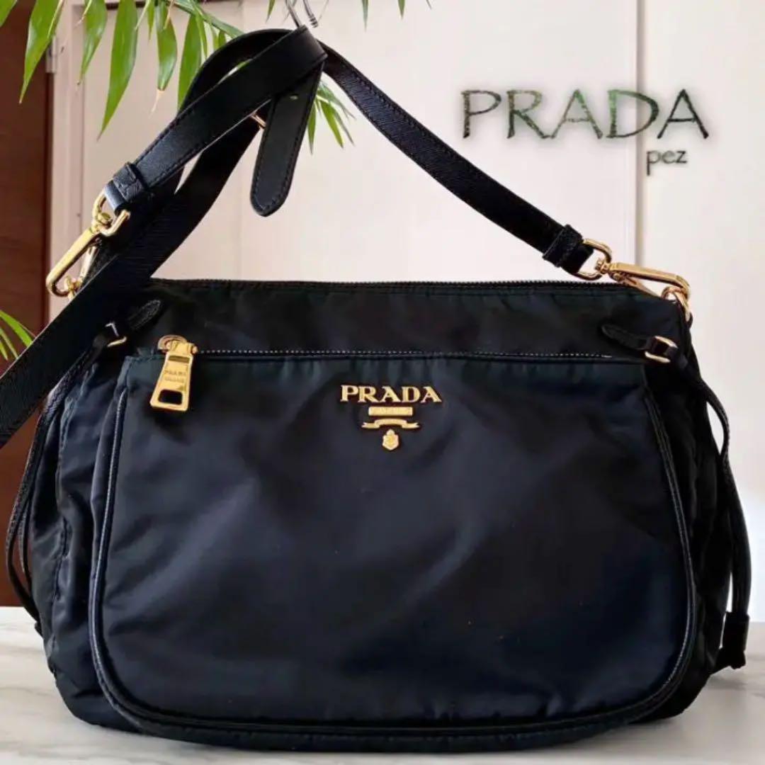 流行 正規品 ショルダーバッグ テスート 約20万 プラダ PRADA 【限定販売】 プラダ 2way ハンドバッグ 斜め掛け ショルダーバッグ BT0689 ショルダーバッグ