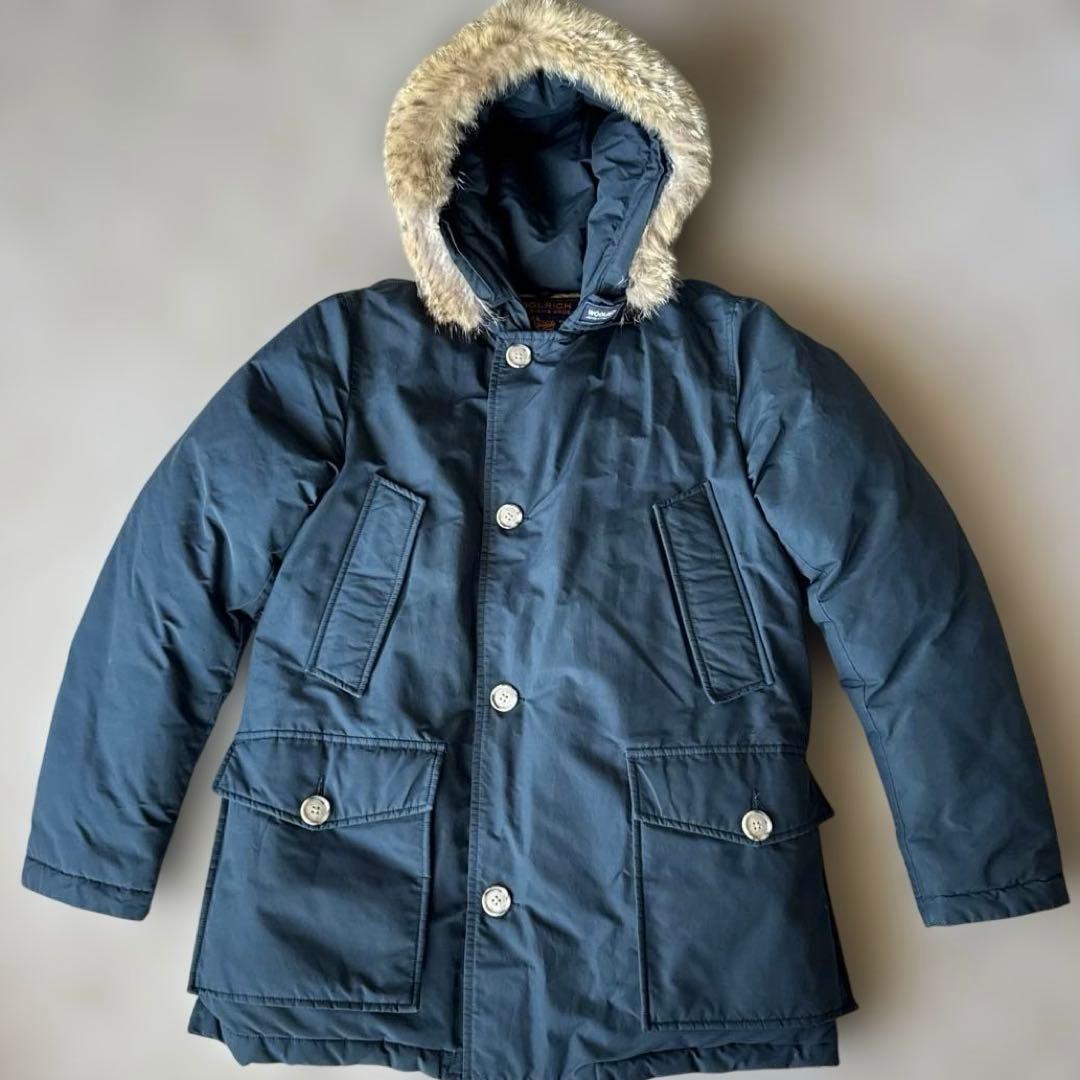 ✨美品✨ ウールリッチ アークティックパーカー ネイビー L コヨーテファー ✨美品✨ ウールリッチ アークティックパーカー ネイビー L コヨーテファー