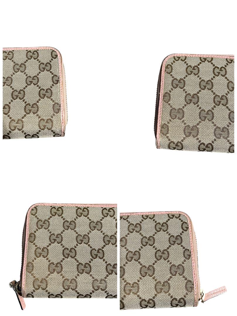 GUCCI長財布☆*°ラウンドファスナー☆*°GGキャンバス☆*°ピンク