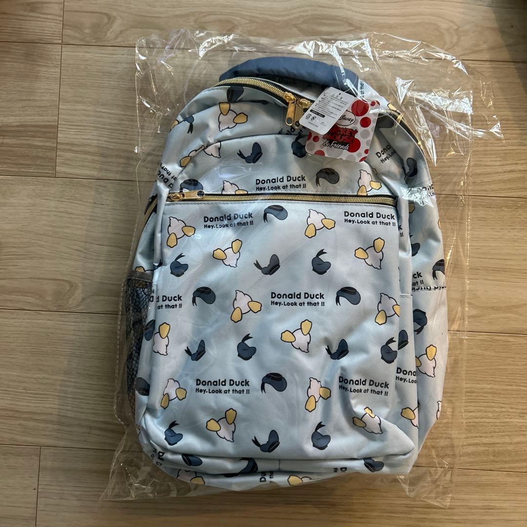 値下げ！新品未開封 Disney ドナルドダック PCリュック ブルー