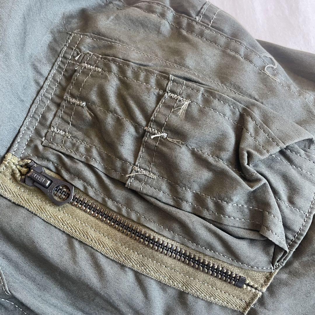 【vintage】80s 米軍　実物　N-3B フライトジャケット　空軍　陸軍