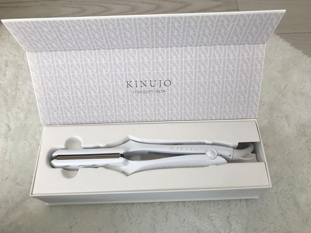 ✨キヌジョ　KINUJO SILKPLATE 絹女ストレートアイロンLM-225