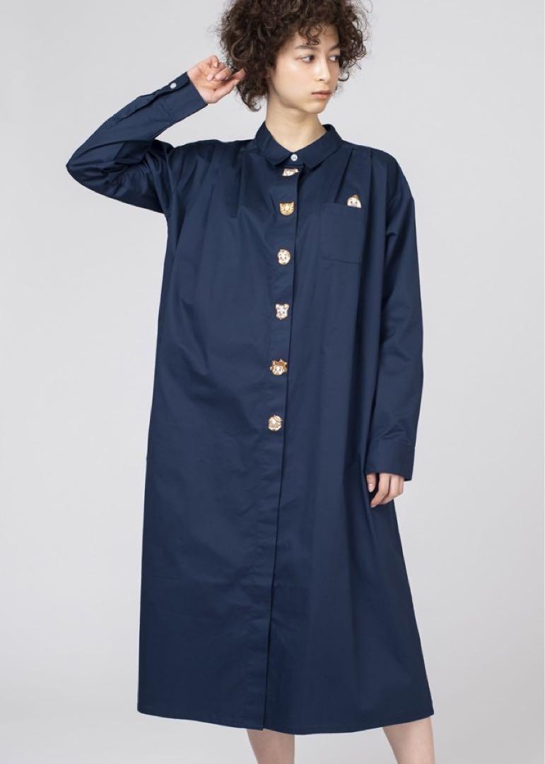 グラニフ graniph ×オサムグッズ　シャツワンピース