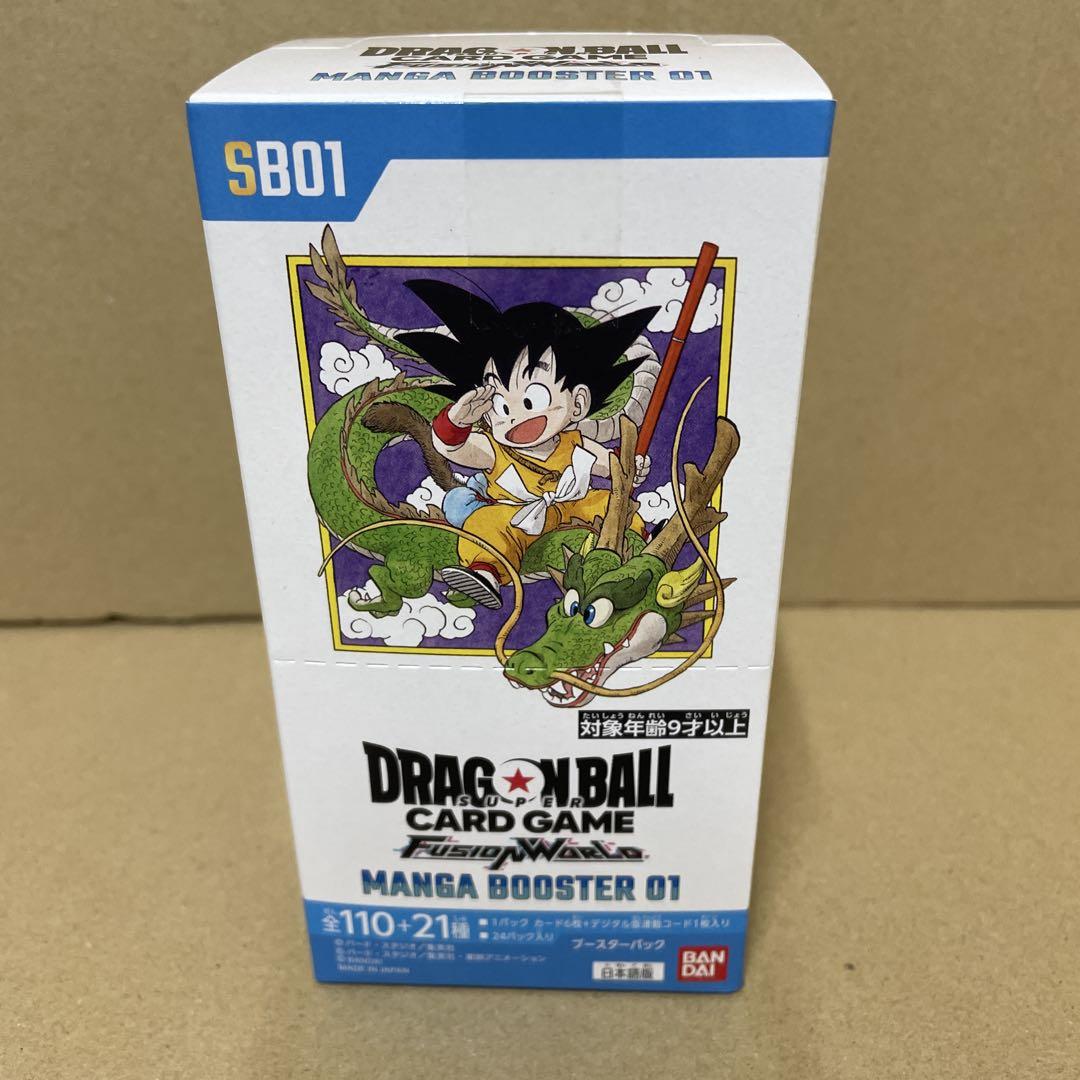ドラゴンボールカード マンガブースター 1BOX テープ付き ドラゴンボール マンガブースター01 1BOX テープ付き - メルカリ